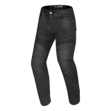 BELA ROSEKIN Women's Denim Jeans Motorcycle Pants Black Spray 30L
