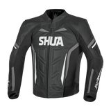SHUA INFINITY BLACK LEATHER JACKET