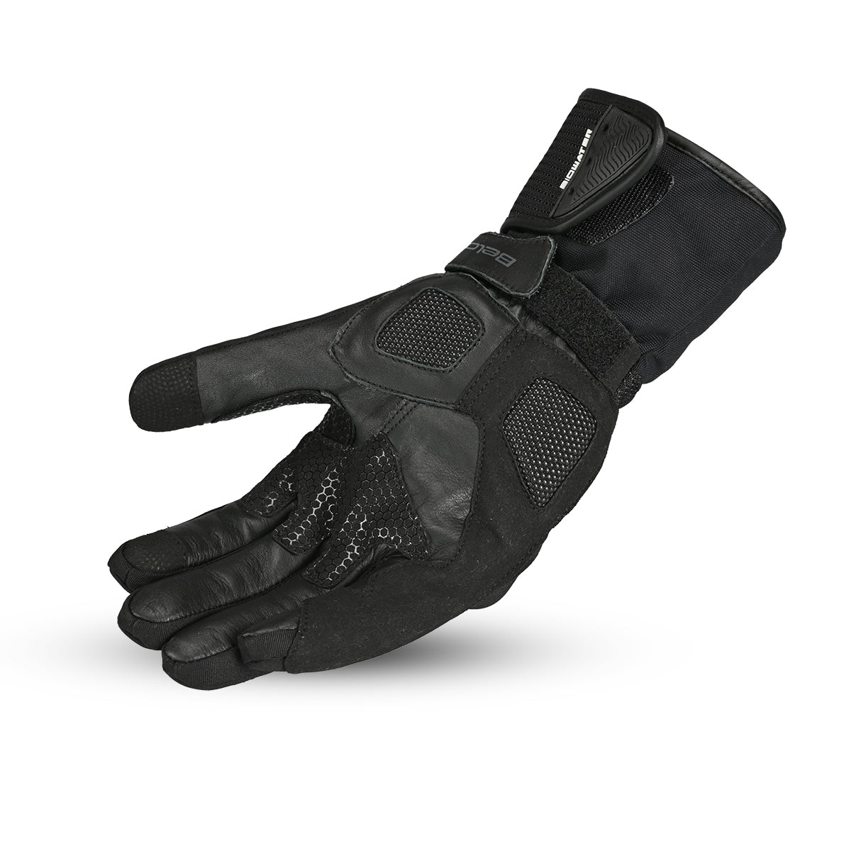 BELA STORM WINTER WP Senhora Textil Moto Luvas Preto Cinza