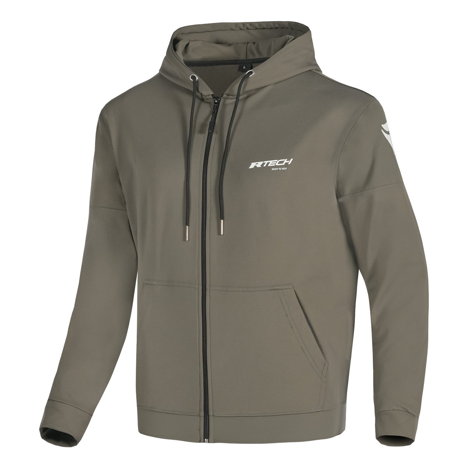 R-Tech Street X Casual Hoodie Olive Verde – 1 – Maximomoto PT