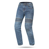R-TECH VALENCIA Denim Jeans Moto Senhora Calcas Random Azul