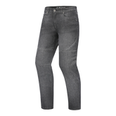 BELA ROCKER Denim Jeans Moto Calcas Cinza Spray 34L