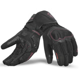BELA FROST SHIELD Moto Luvas Preto Burdeos Burgundy