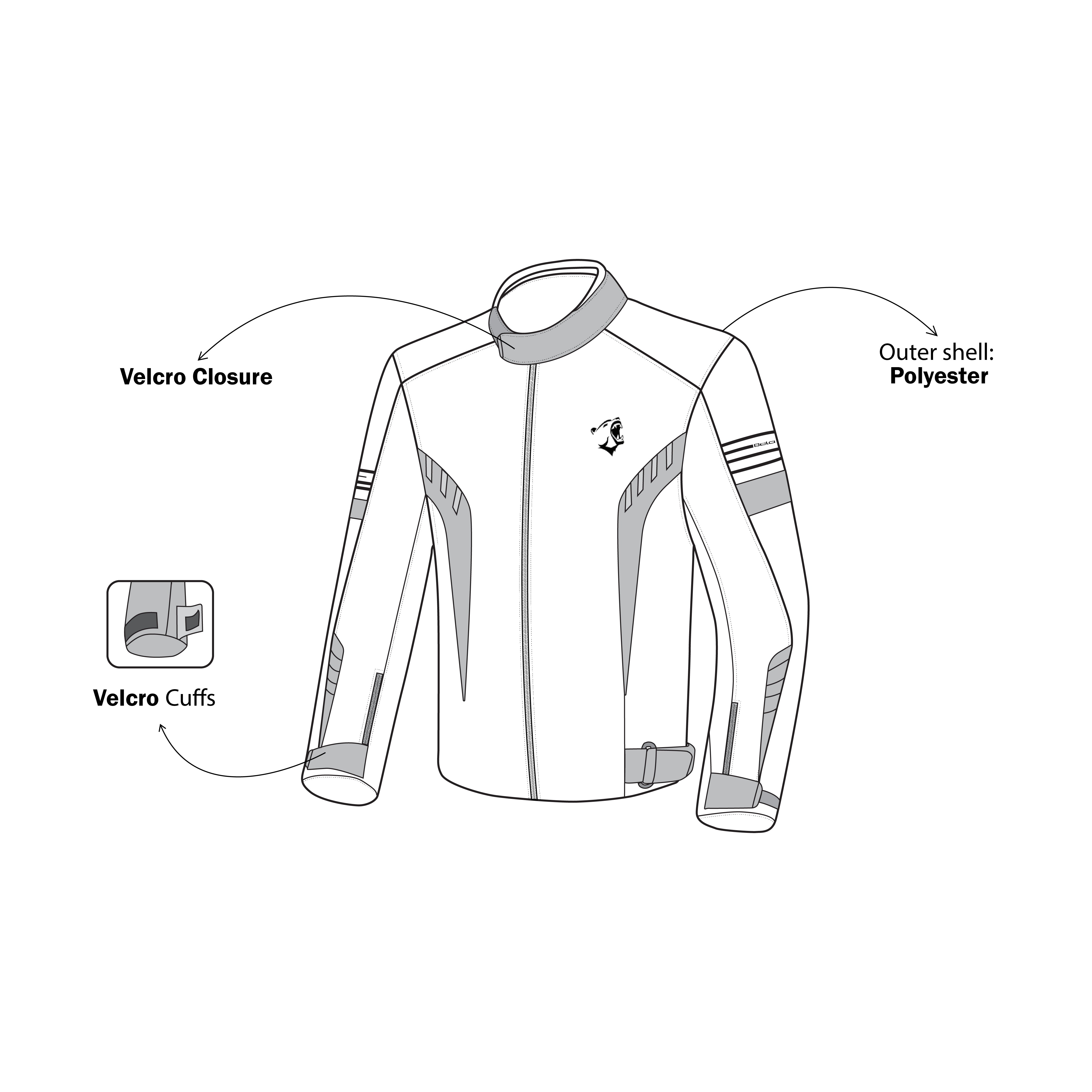 BELA BRADLEY Moto Homem Casacos Preto Laranja – 8 – Maximomoto PT