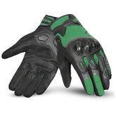 BELA DARING Men's Motorcycle Gloves Textile Green Black Gray – Maximomoto PT