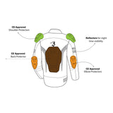 BELA BRADLEY Men's Motorcycle Textile Jackets Blue