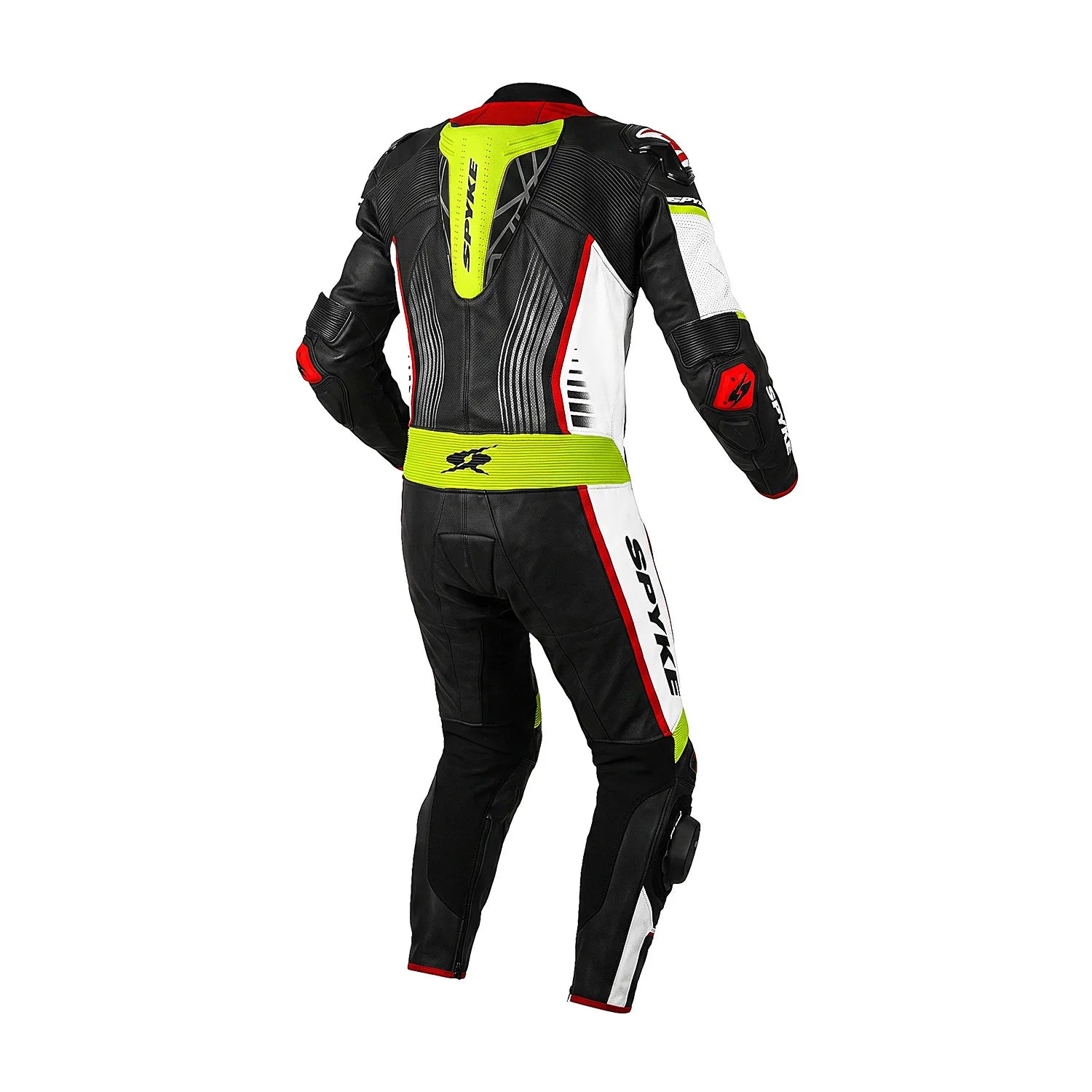 SPYKE ARAGON RACE 1PC FACT DE MOTO PRETO BRANCO VERMELHO FLUO AMARILLO – 3 – Maximomoto PT