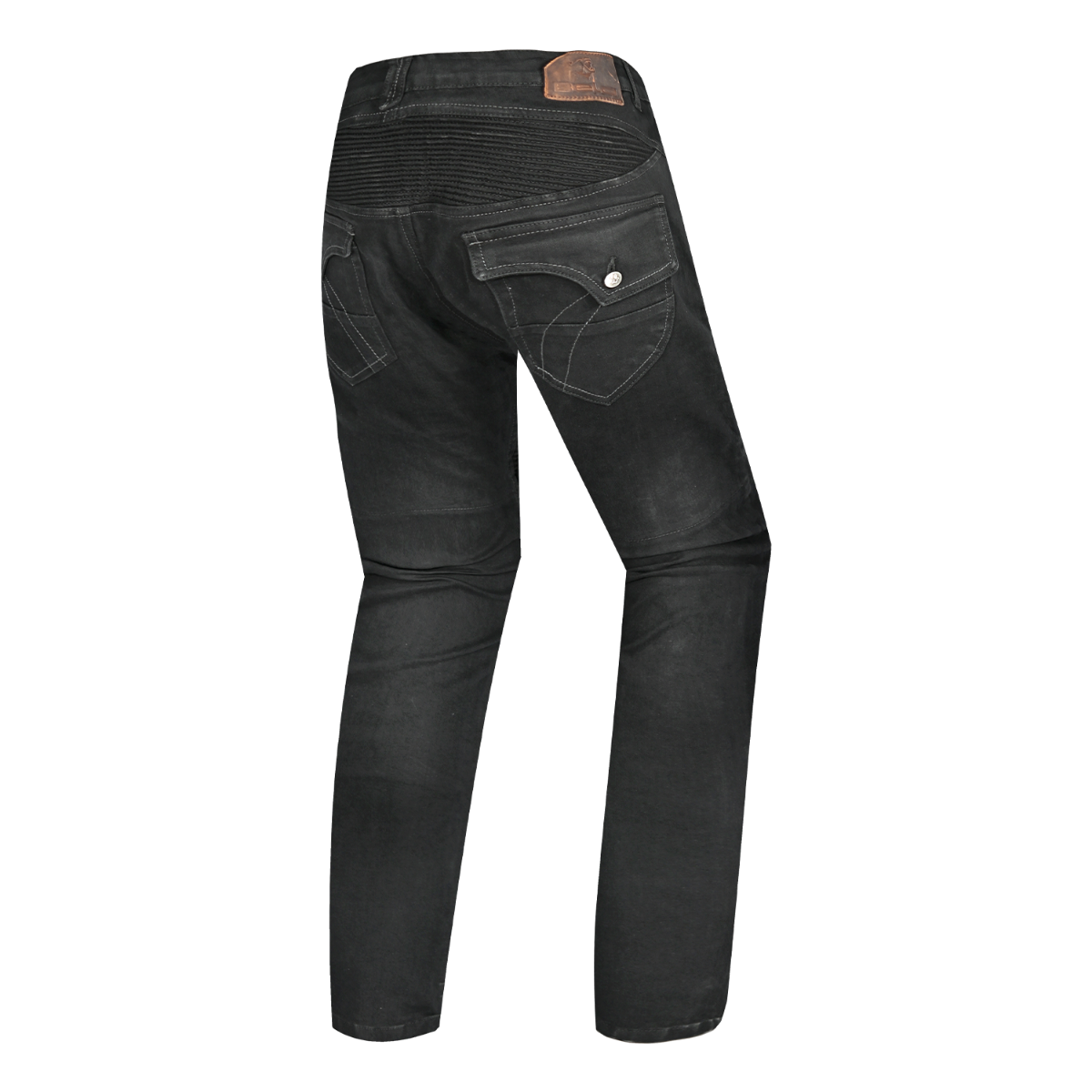 BELA ROSEKIN Women's Denim Jeans Motorcycle Pants Black Spray 30L – 2 – Maximomoto PT