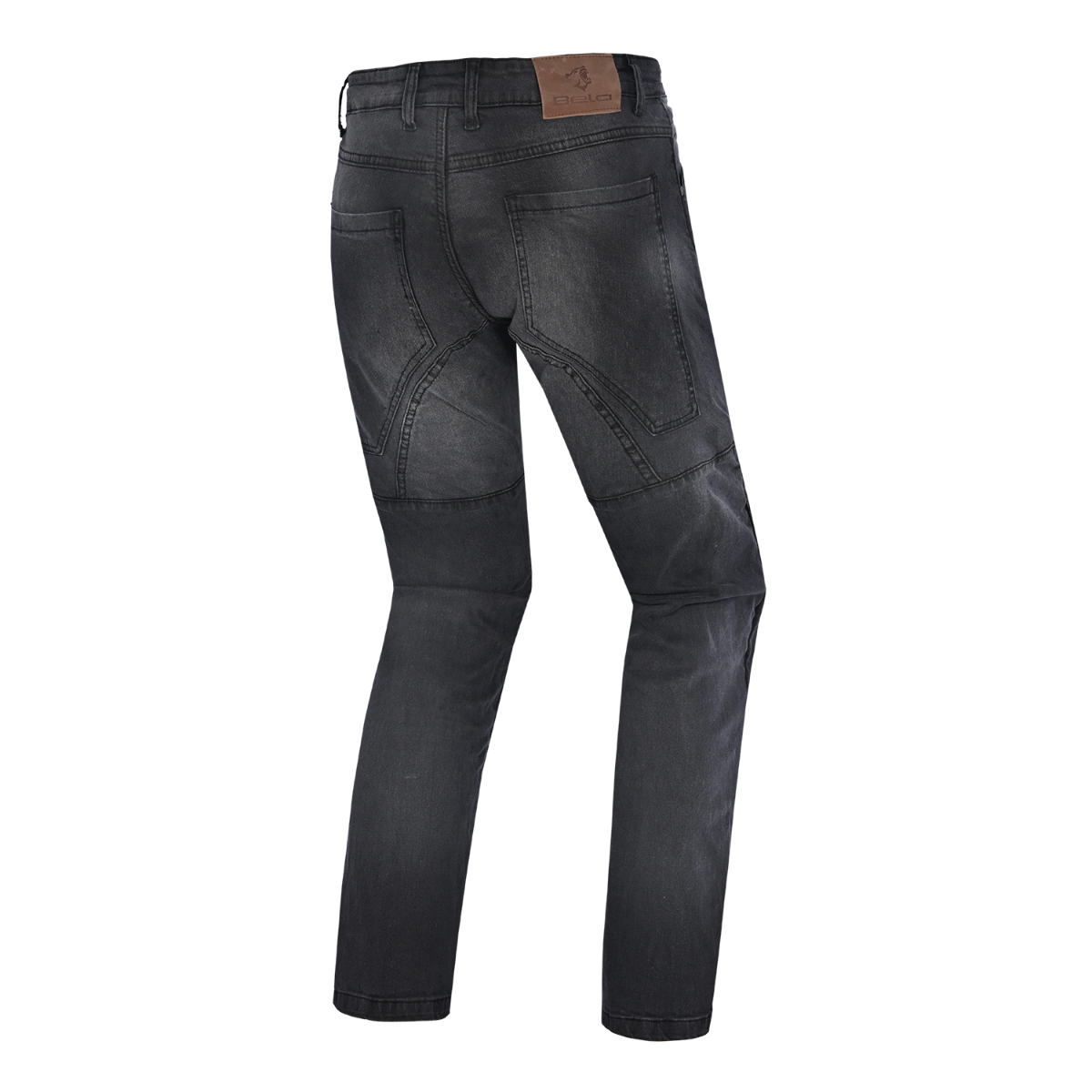 BELA ROCKER Jeans Motorcycle Pants 34L Black Spray – 2 – Maximomoto PT