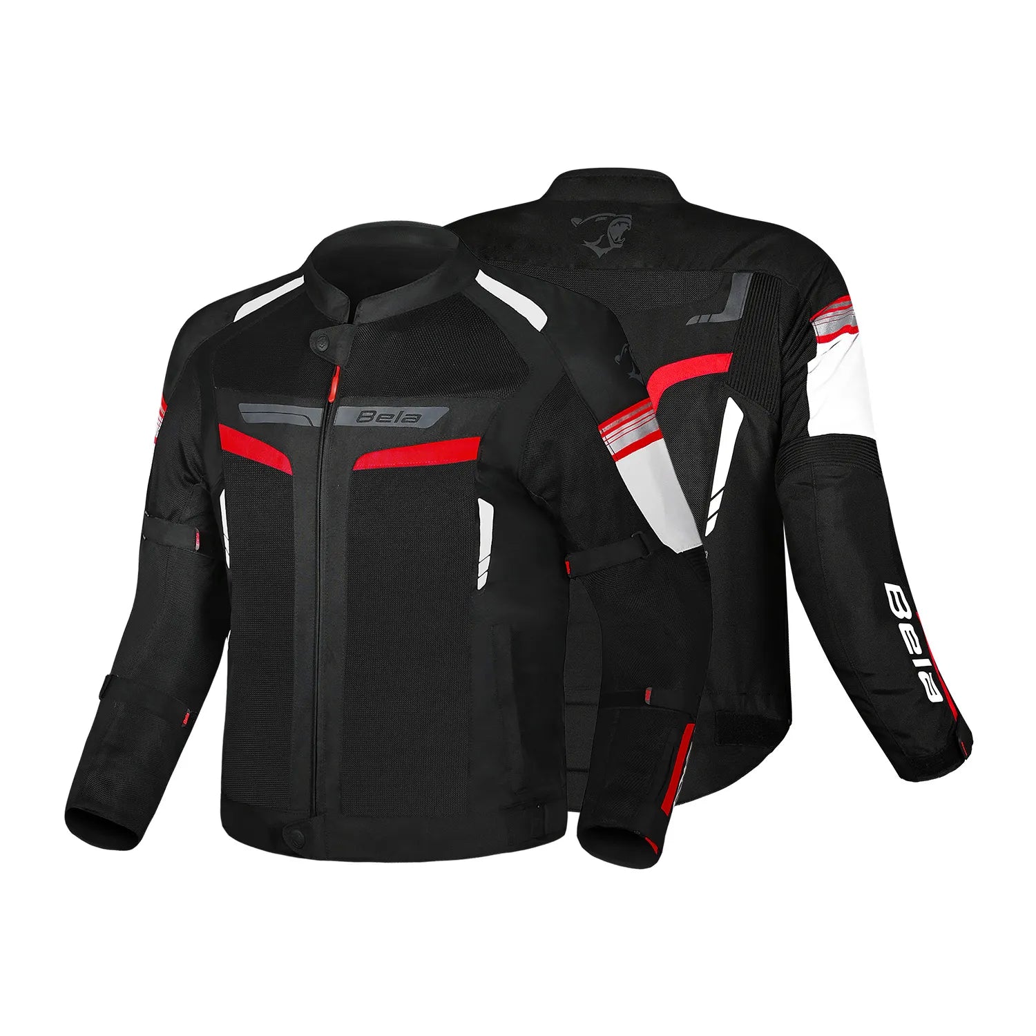 BELA SPRINTER Motorcycle Children's Textile Jackets Black Red – 2 – Maximomoto PT