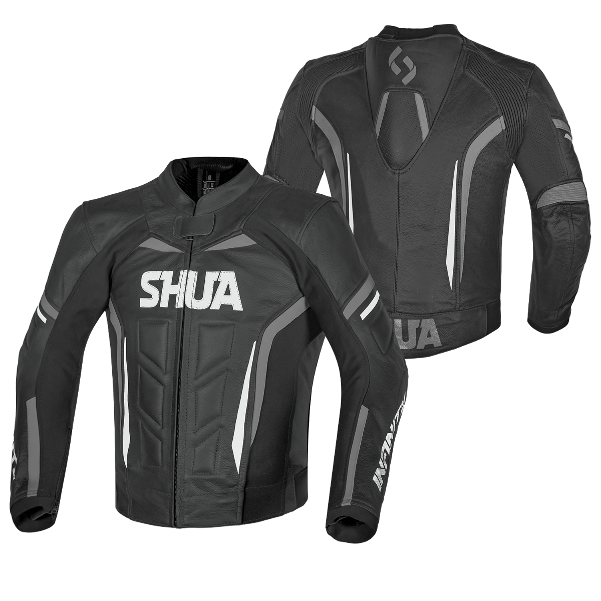 SHUA INFINITY BLACK LEATHER JACKET – 2 – Maximomoto PT