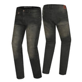BELA STROKE Denim Jeans Moto Calcas Preto Khaki Tint 30L