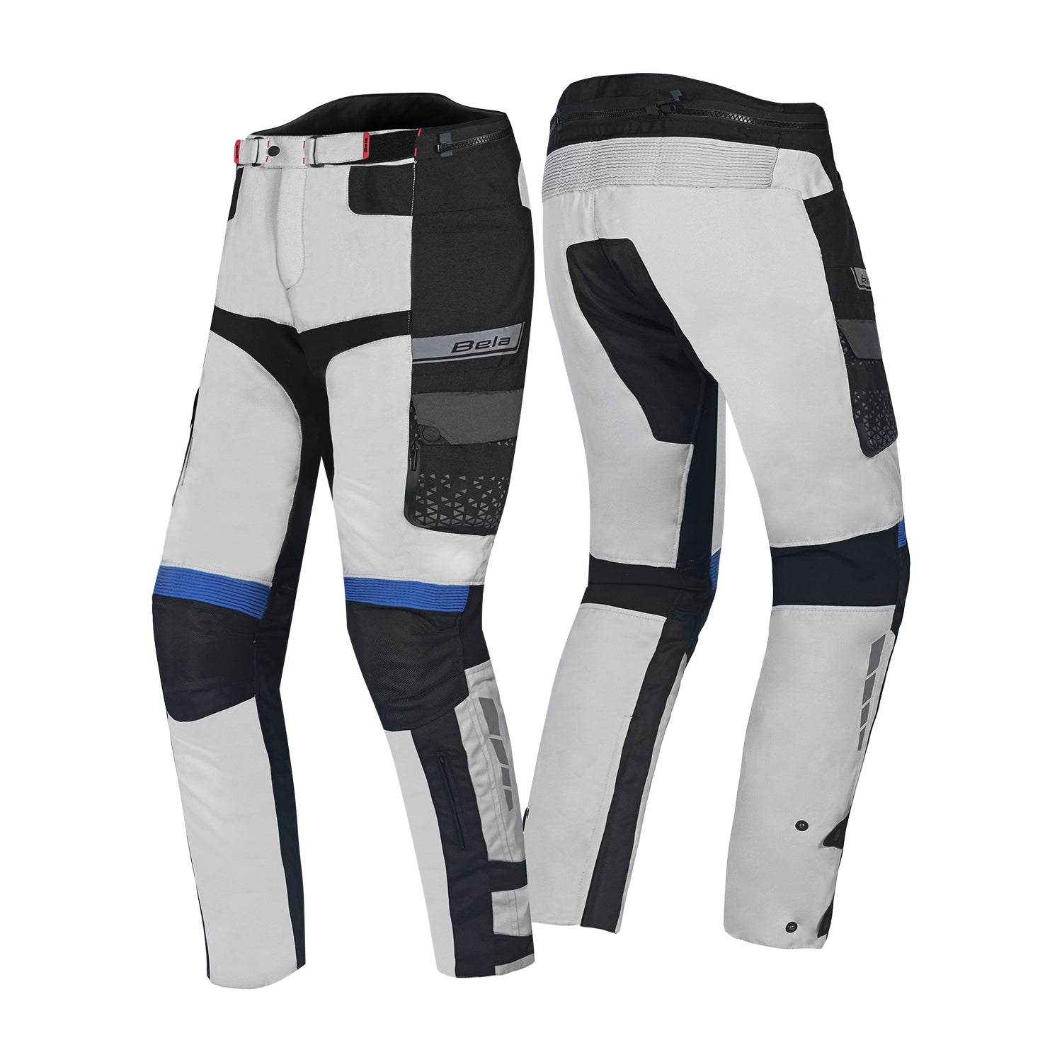 BELA CROSSROAD EXTREME WP HOMBRE MOTO PANTALON HIELO AZUL NEGRO – 2 – Maximomoto PT