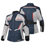 BELA HURRICANE 3 IN 1 Moto Senhora Textil Casacos Azul Gelo Vermelho