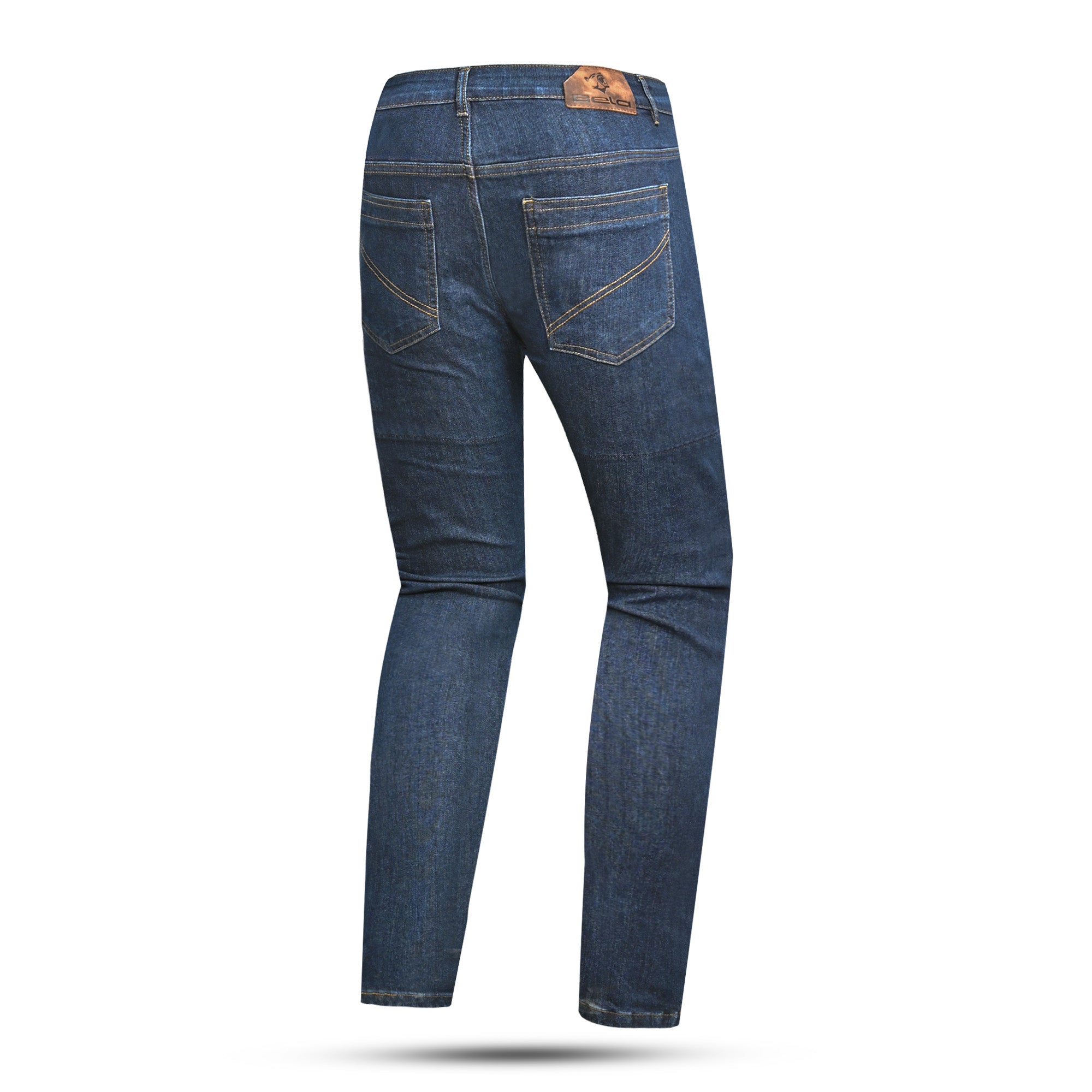 BELA STROKE Denim Jeans Moto Calcas Índigo Azul 30L