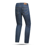 BELA STROKE Denim Jeans Moto Calcas Índigo Azul 30L