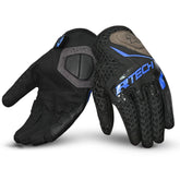 R-TECH RIDE PRO Moto Luvas Azul