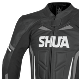 SHUA INFINITY BLACK LEATHER JACKET