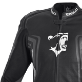 BELA BEAST CHAQUETA COURO HOMBRE NEGRO ANTHIRA BLANCO