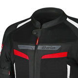 BELA SPRINTER Motorcycle Children's Textile Jackets Black Red