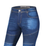 BELA URBAN Denim Jeans Motorcycle Women's Pants Indigo Blue