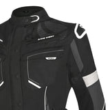 R-TECH KNIGHT RIDER 3 EM 1 Casacos De Moto Longa Senhora Preto Anthra Branco