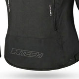 R-TECH KNIGHT RIDER 3 Moto Textil Senhora Curta Casacos Preto Branco Anthra