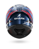 SHARK SKWAL CUP REPLICA ZARCO GP DE FRANCE Azul Chrome Rojo Casco De Moto