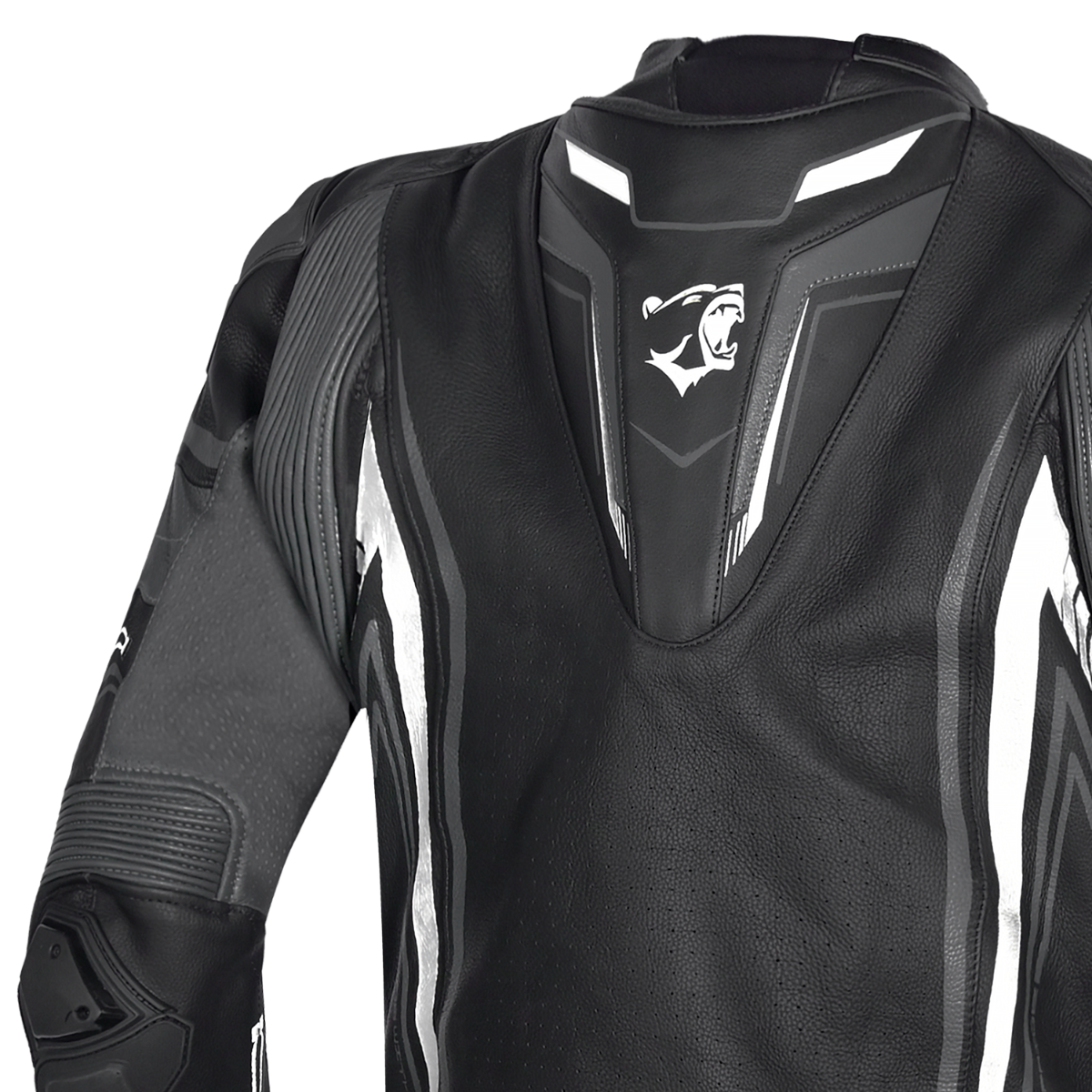 BELA BEAST CHAQUETA COURO HOMBRE NEGRO ANTHIRA BLANCO – 5 – Maximomoto PT