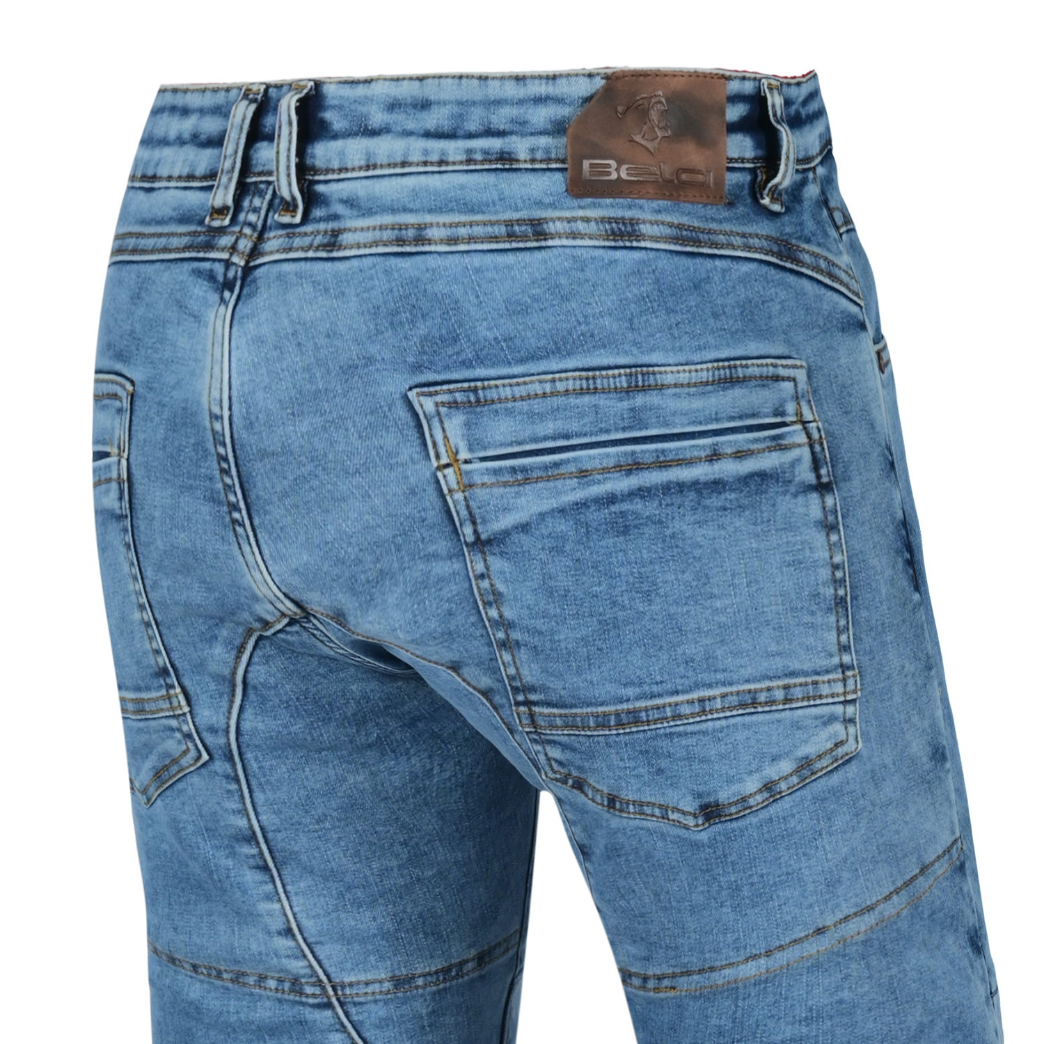 BELA KEVIN Denim Jeans Moto Homem Calcas 34L Aleatório Azul – 6 – Maximomoto PT
