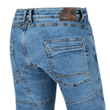 BELA KEVIN Denim Jeans Moto Homem Calcas 34L Aleatório Azul