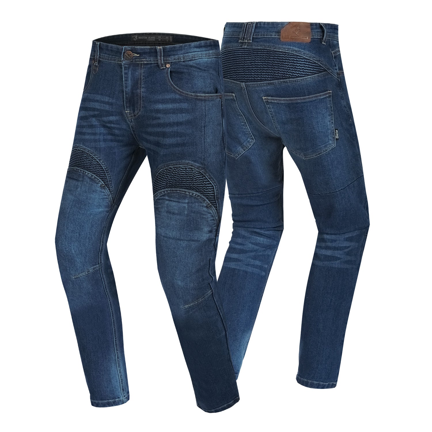 BELA BOSTON Jeans De Moto 32L Dark Azul Spray – 2 – Maximomoto PT
