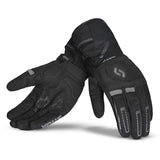 SHUA SNOW SEAL Moto Inverno Luvas Preto Cinza