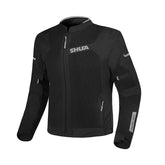 SHUA GRAVITY Men's Motorcycle Textile Jackets Black Gray – Maximomoto PT