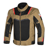 R-TECH SPIRAL MESH Motorcycle Jackets Beige Black Red