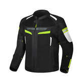 BELA SPRINTER Motorcycle Textile Jackets Black Fluorescent Yellow – Maximomoto PT