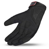 SHUA SEA BREEZE Moto Luvas Pretas Vermelhas