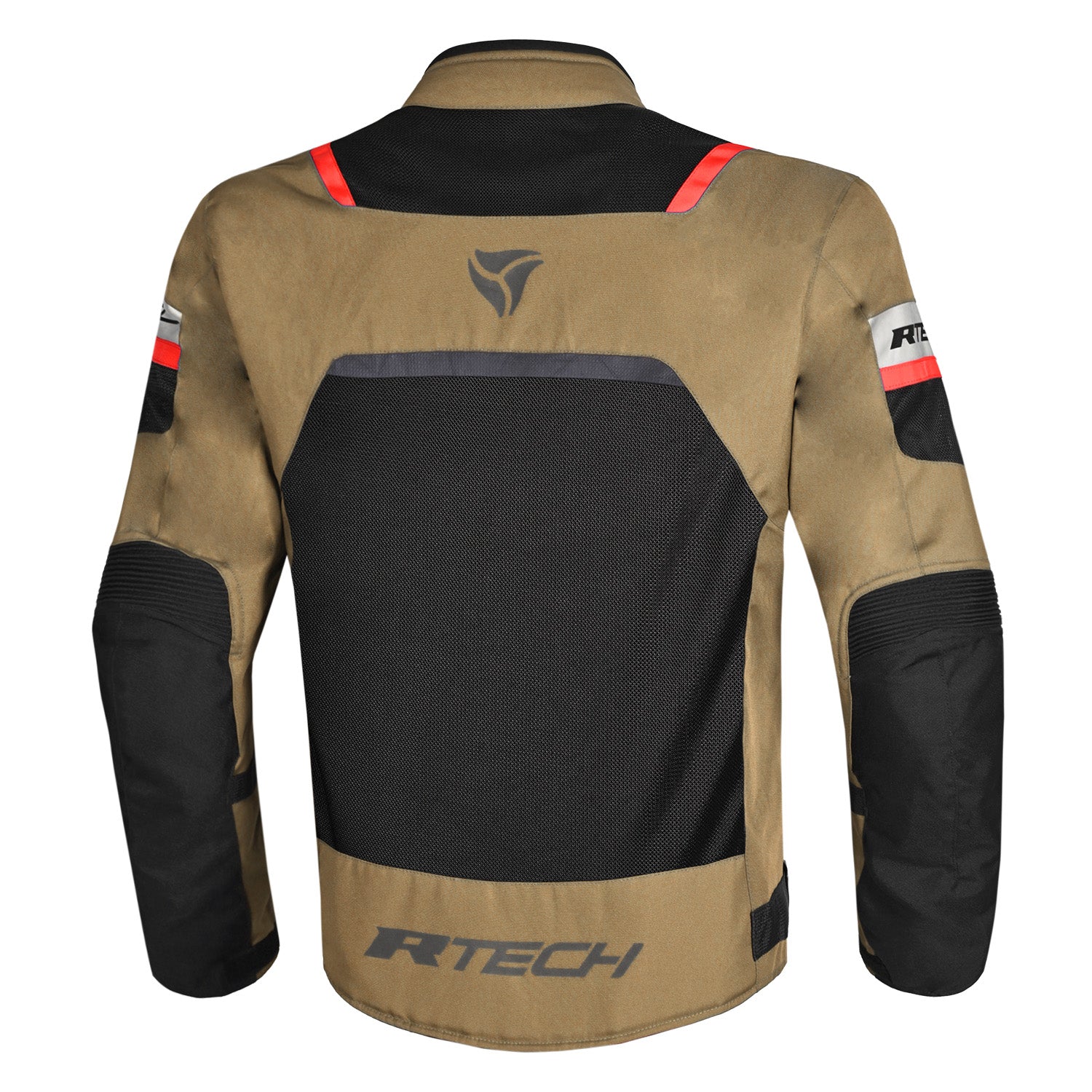 R-TECH SPIRAL MESH Motorcycle Jackets Beige Black Red – 3 – Maximomoto PT