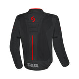 SHUA GRAVITY Textil Moto Homem Casacos Preto Vermelho