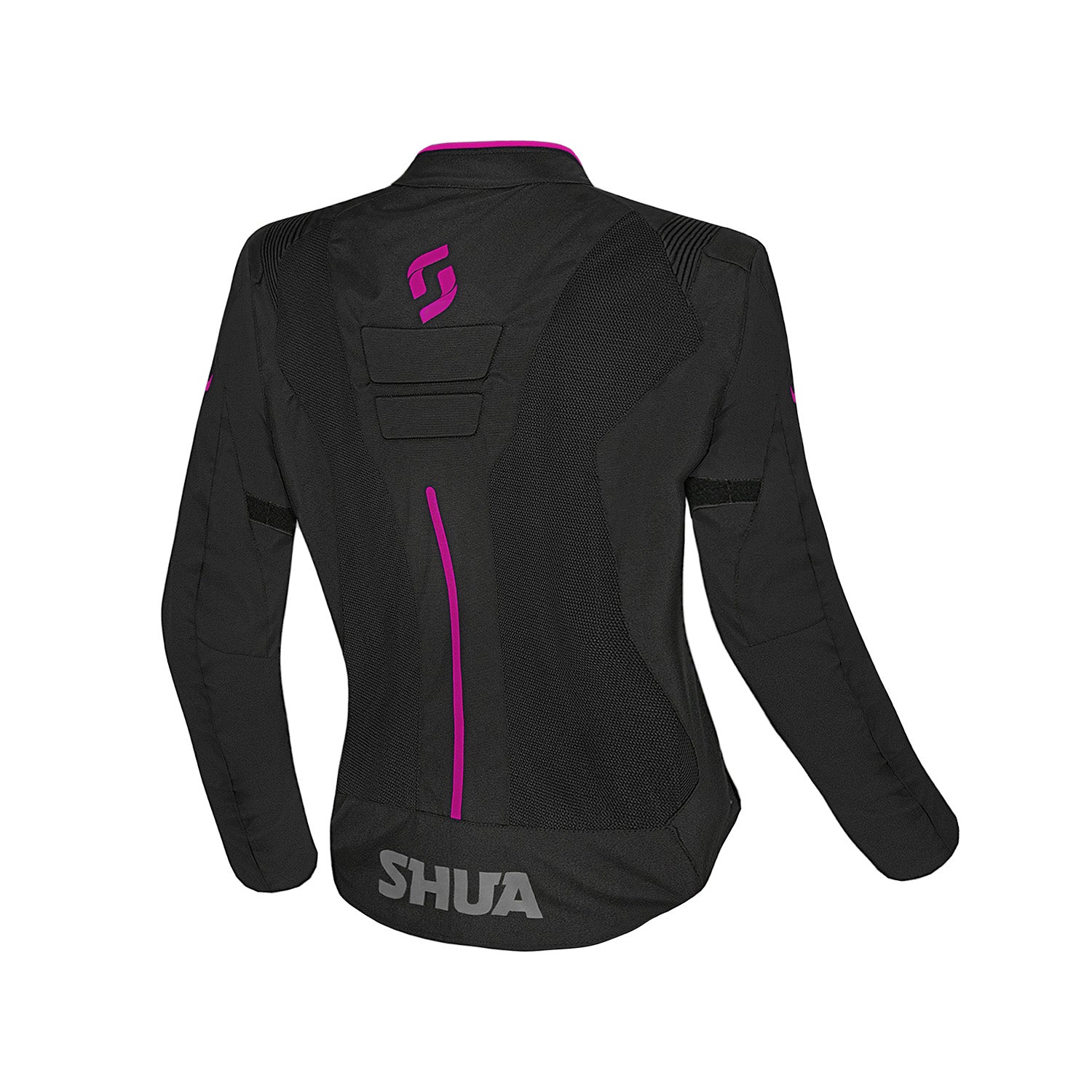 SHUA GRAVITY MESH Motorcycle Women's Textile Coats Black Fuchsia – 3 – Maximomoto PT