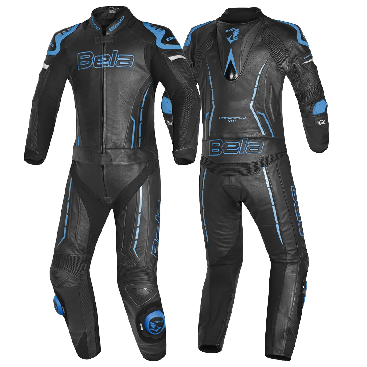 BELA MONO 2 PC ROCKET Mix Kangaroo Moto Suits Black Blue – 2 – Maximomoto PT