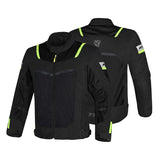 R-TECH SPIRAL MESH Motorcycle Jackets - Yellow, Black, Fluorescent Red
