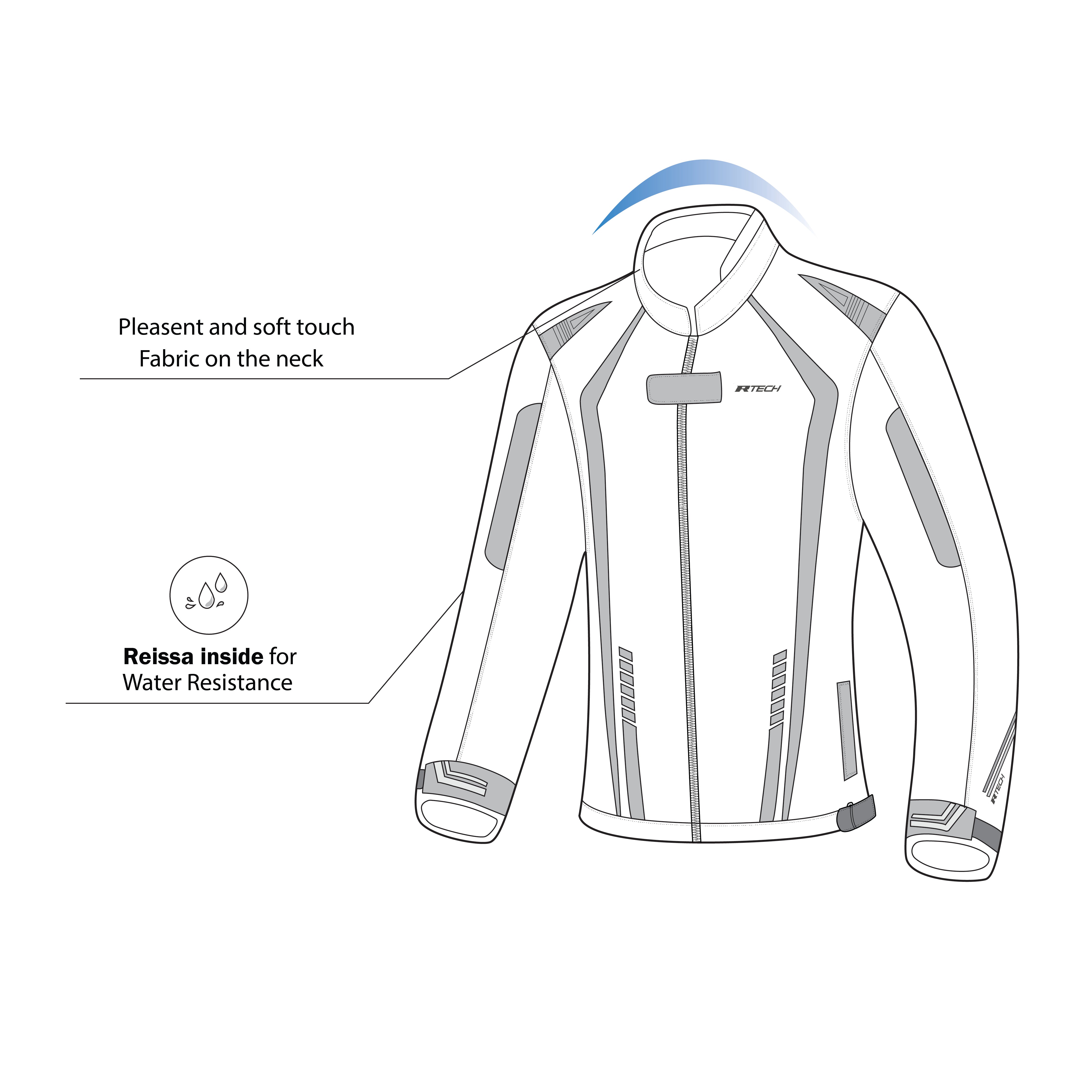 R-TECH MARSHAL Moto Senhora Textil Casacos Preto Rosa – 13 – Maximomoto PT