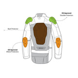 R-TECH KNIGHT RIDER Moto Longa Casacos Preto Antracite Amarelo