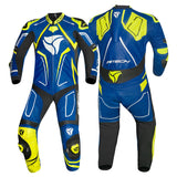 R-TECH RISING STAR 1 PC Fatos De Moto Homem Azul Amarelo Fluo Preto