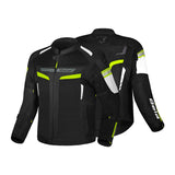 BELA SPRINTER CASACOS DE MOTO TEXTIL PRETO FLUORESCENTE AMARELO