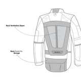 BELA CROSSROAD EXTREME WP Motorcycle Textile Jackets Ice Gray Black