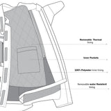 BELA CROSSROAD EXTREME WP Motorcycle Textile Jackets Ice Gray Black