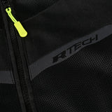 R-TECH SPIRAL MESH Moto Casacos Amarelo Preto Vermelho Fluorescente