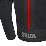 SHUA GRAVITY Textil Moto Homem Casacos Preto Vermelho